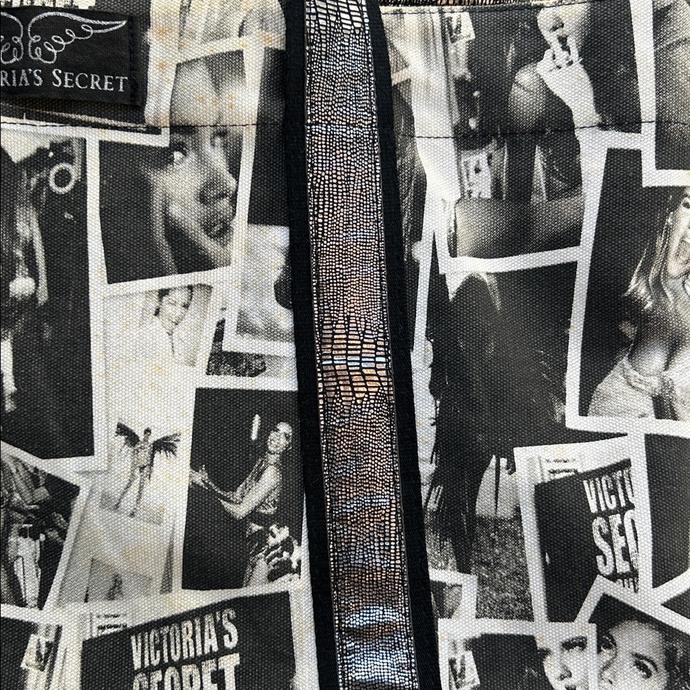 Y2K Victoria's Secret Photo Collage Supermodel Tote Bag - Picture 9 of 14
